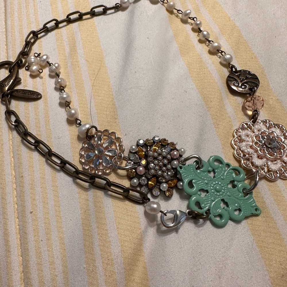 Plunder Multi-Color Statement Necklace